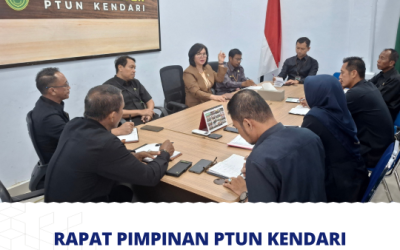 Rapat Pimpinan PTUN Kendari