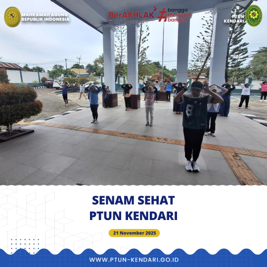 Senam Sehat PTUN Kendari