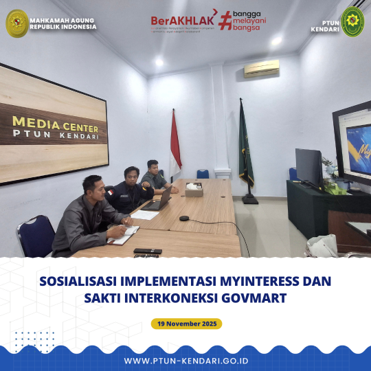 Sosialisasi Implementasi MyInteress dan SAKTI Interkoneksi GOVMART