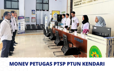 Monev Petugas PTSP PTUN Kendari