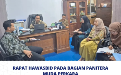 Rapat Hawasbid Pada Bagian Panitera Muda Perkara