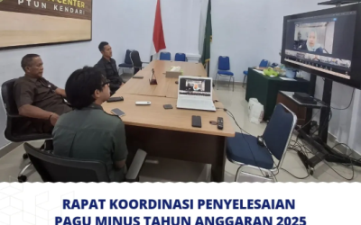 Rapat Koordinasi Penyelesaian Pagu Minus Tahun Anggaran 2025