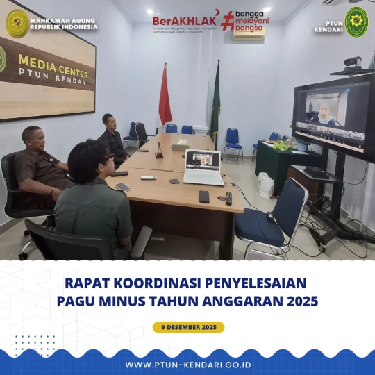 Rapat Koordinasi Penyelesaian Pagu Minus Tahun Anggaran 2025