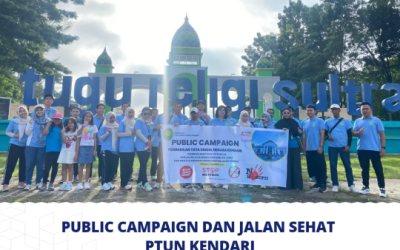 Public Campaign dan Jalan Sehat PTUN Kendari