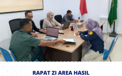Rapat ZI Area Hasil