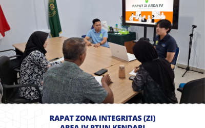 Rapat Zona Integritas (ZI) Area IV PTUN Kendari
