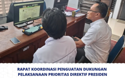 Rapat Koordinasi Penguatan Dukungan Pelaksanaan Prioritas Direktif Presiden Tahun Anggaran 2026