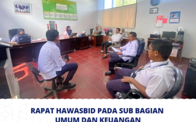Rapat Hawasbid Pada Sub Bagian Umum dan Keuangan