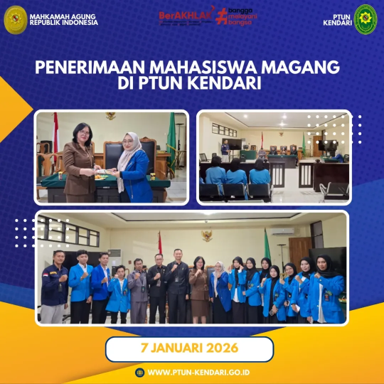 Penerimaan Mahasiswa Magang Jurusan Hukum Institut Agama Islam Negeri Kendari