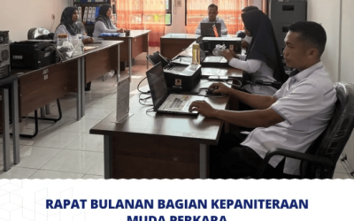 Rapat Bulanan Bagian Kepaniteraan Muda Perkara