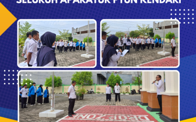 Kegiatan Apel Pagi seluruh Aparatur PTUN Kendari