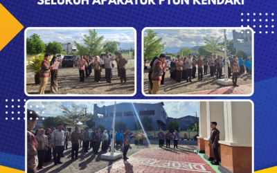 Kegiatan Apel Sore Seluruh Aparatur PTUN Kendari