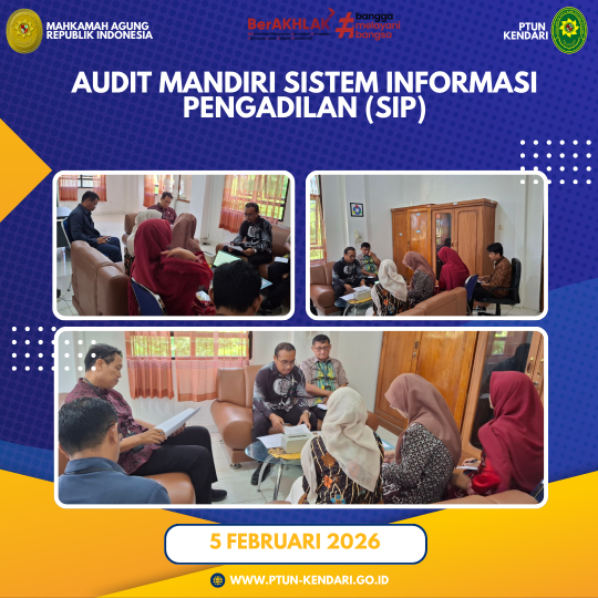Audit Mandiri Sistem Informasi Pengadilan (SIP)