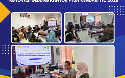 Rapat Persiapan Kontrak Jasa Konsultasi Perencana Lanjutan Renovasi Gedung Kantor PTUN Kendari Ta. 2026