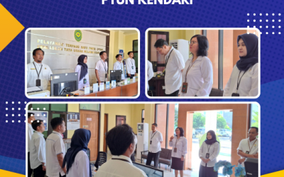 Briefing Pagi Petugas PTSP PTUN Kendari