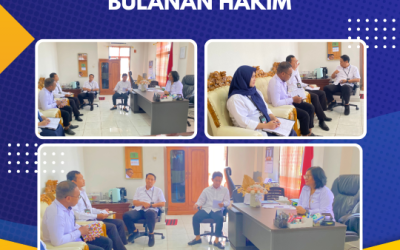 Rapat Bulanan Hakim PTUN Kendari