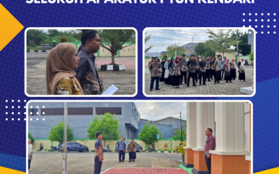 Kegiatan Apel Sore Seluruh Aparatur PTUN Kendari