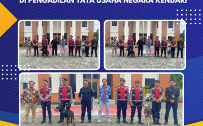 Kegiatan Polda Sultra dalam melaksanakan Pengamanan di Pengadilan Tata Usaha Negara Kendari