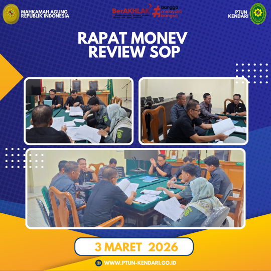 Rapat Monev Review SOP