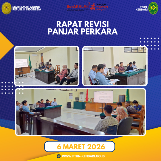 Rapat Revisi Panjar Perkara