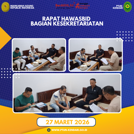 Rapat Hawasbid Bagian Kesekretariatan