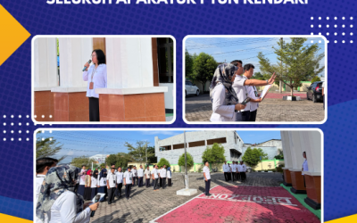 Kegiatan Apel Pagi Seluruh Aparatur PTUN Kendari