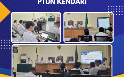 Rapat Capaian Kinerja di PTUN Kendari