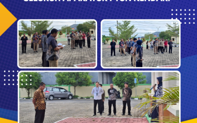 Kegiatan Apel Sore Seluruh Aparatur PTUN Kendari