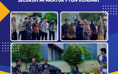 Kegiatan Apel Sore Seluruh Aparatur PTUN Kendari