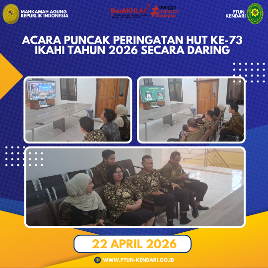 Acara Puncak Peringatan Hut Ke-73 IKAHI Tahun 202