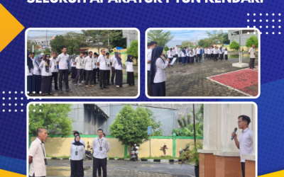 Kegiatan Apel Pagi Seluruh Aparatur PTUN Kendari