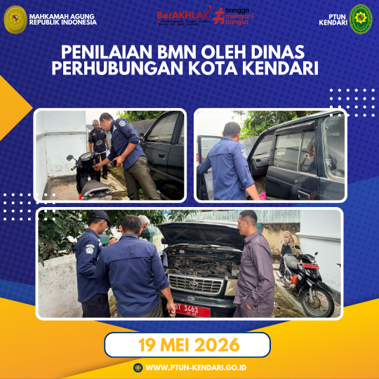 Penilaian Barang Milik Negara (BMN) oleh Dinas Perhubungan Kota Kendari