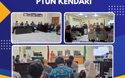 Rapat Bulanan di PTUN Kendari