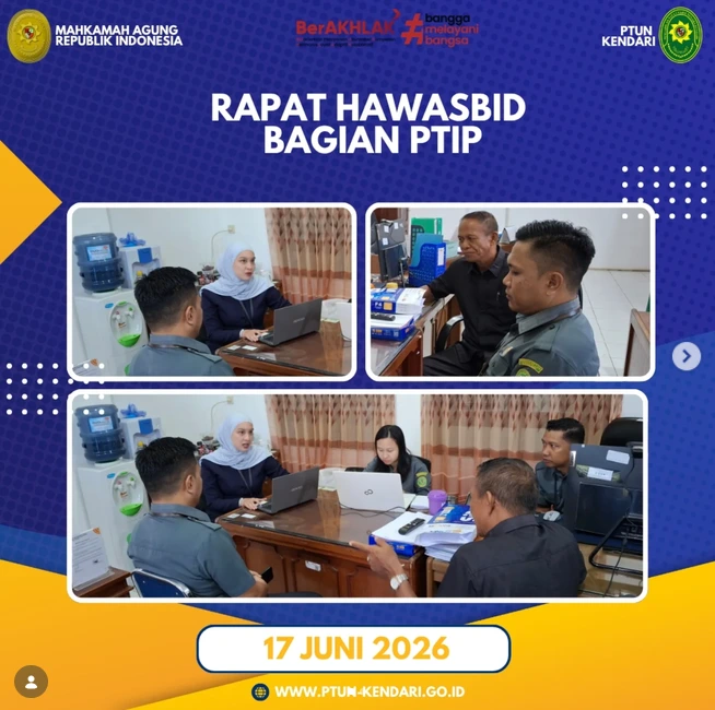 Rapat Hawasbid Bagian PTIP