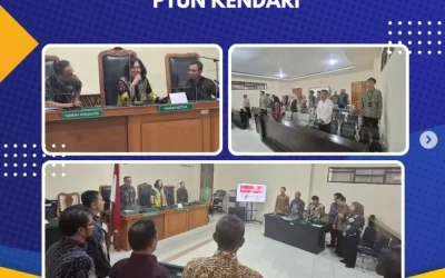 Rapat Bulanan di PTUN Kendari