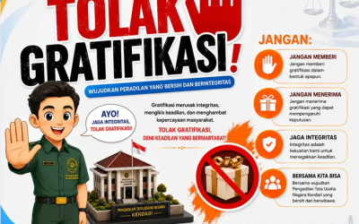 PTUN Kendari Tolak Gratifikasi