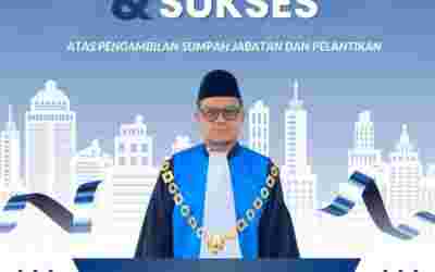 Selamat dan Sukses Atas Pengambilan Sumpah Jabatan dan Pelantikan Bapak Agus Effendi, S.H., M.H.