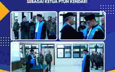 Pengambilan Sumpah Jabatan dan Pelantikan Bapak Agus Effendi, S.H., M.H. sebagai Ketua Pengadilan Tata Usaha Negara Kendari