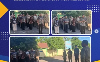 Kegiatan Apel Sore Seluruh Aparatur PTUN Kendari