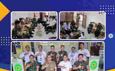 Kunjungan Silaturahmi Pengadilan Militer V-18 Kendari di PTUN Kendari