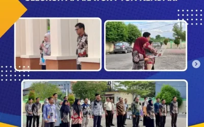 Kegiatan Apel Sore Seluruh Aparatur PTUN Kendari