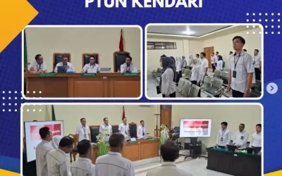 Rapat Bulanan PTUN Kendari