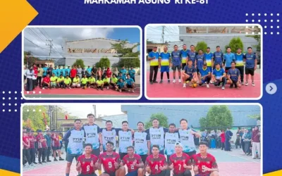 Pertandingan Bola Volly Antar Pengadilan Se-Kota Kendari Dalam Rangka Hari Ulang Tahun Mahkamah Agung Republik Indonesia Ke-81