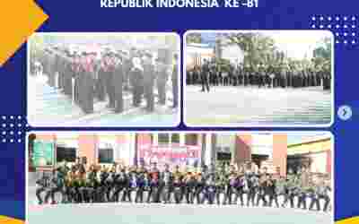Pelaksanaan Upacara Dalam Rangka Memperingati Hari Ulang Tahun Mahkamah Agung Republik Indonesia Ke-81 di Pengadilan Tinggi Agama (PTA) Kendari