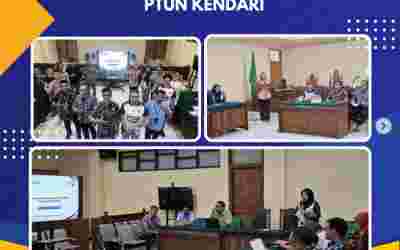 Rapat Monev Progress Pelaksanaan Renovasi Gedung Kantor PTUN Kendari.