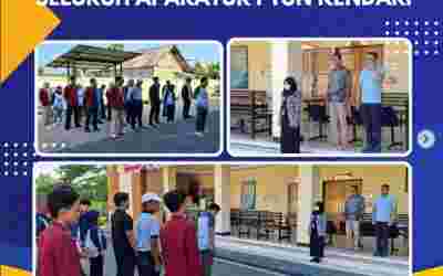 Kegiatan Apel Sore seluruh Aparatur PTUN Kendari