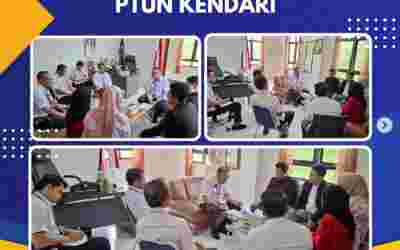 Monitoring dan Evaluasi (Monev) Pos Bantuan Hukum (Posbakum) PTUN Kendari.