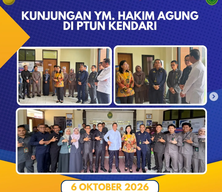 Kunjungan YM Hakim Agung Bapak Dr. Ibrahim, S.H., M.H., LL.M. bersama Ibu YM Dr. Sudharmawatiningsih, S.H., M.Hum.