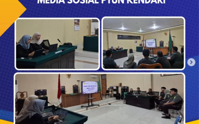 Rapat Tim Pengelola Sosial Media PTUN Kendari